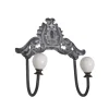 Chic Antique Garderoben|Griffe, Haken & Hakenleisten-Hakenleiste mit Porzellangriffen