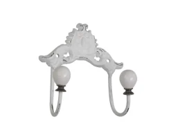 Chic Antique Garderoben|Griffe, Haken & Hakenleisten-Hakenleiste mit Porzellangriffen