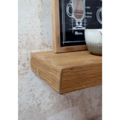 Chic Antique Wandregale|Regale-Halterloses Regalbrett aus Holz