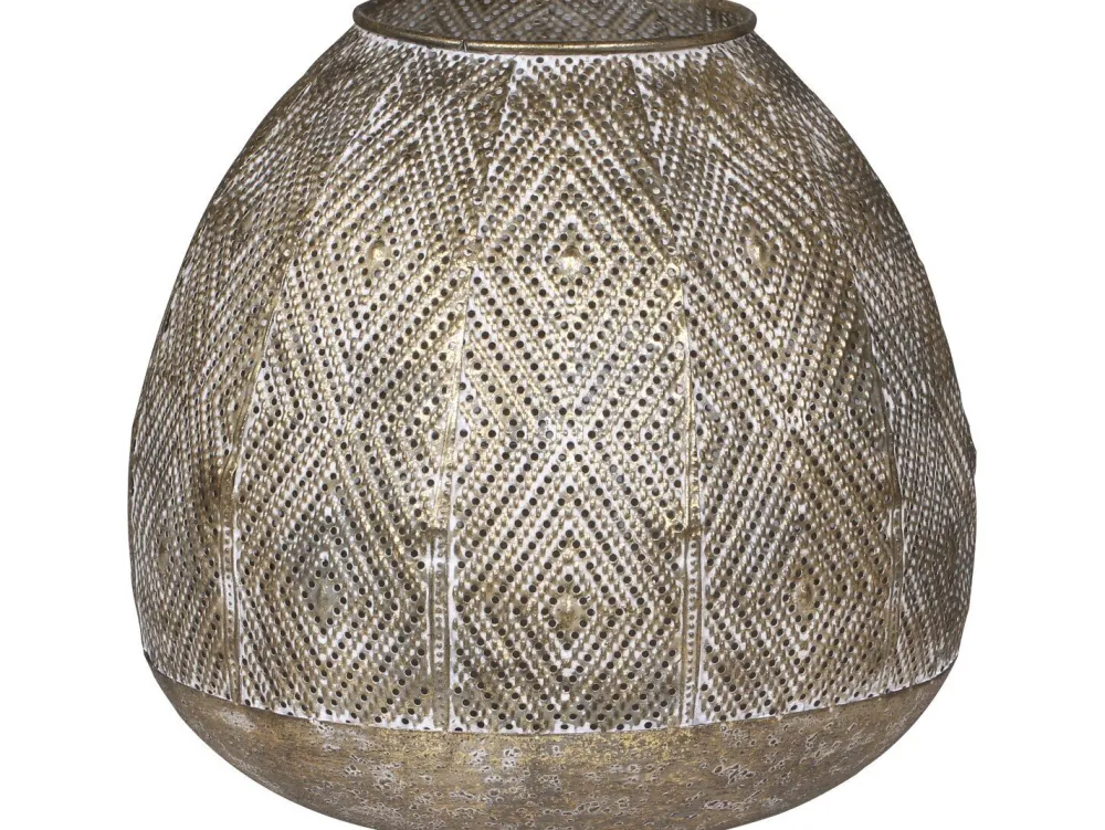 Chic Antique Windlichter-Hurricane Vire mit Rautenmuster