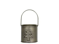 Chic Antique Teelichthalter|Windlichter-Hurricane Windlicht mit Dekor