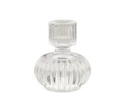 Chic Antique Teelichthalter-2 in 1 Kerzenständer Teelichtglas