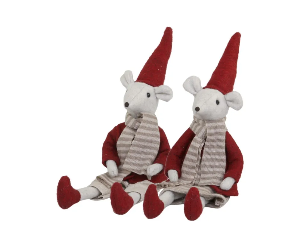 Chic Antique Weihnachtsdeko|Deko-Objekte & Figuren-Julius & Juliane Weihnachtsmäuse