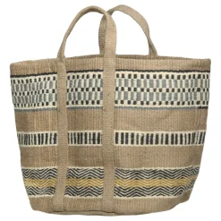 Chic Antique Taschen-Jute Korbtasche mit Henkel