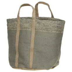 Chic Antique Taschen-Jute Korbtasche mit Henkel