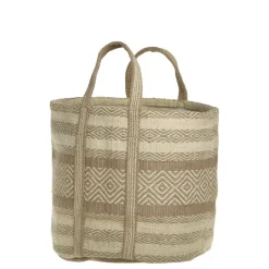 Chic Antique Taschen-Jute Korbtasche mit Henkel