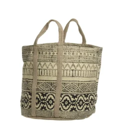 Chic Antique Taschen-Jute Korbtasche mit Henkel