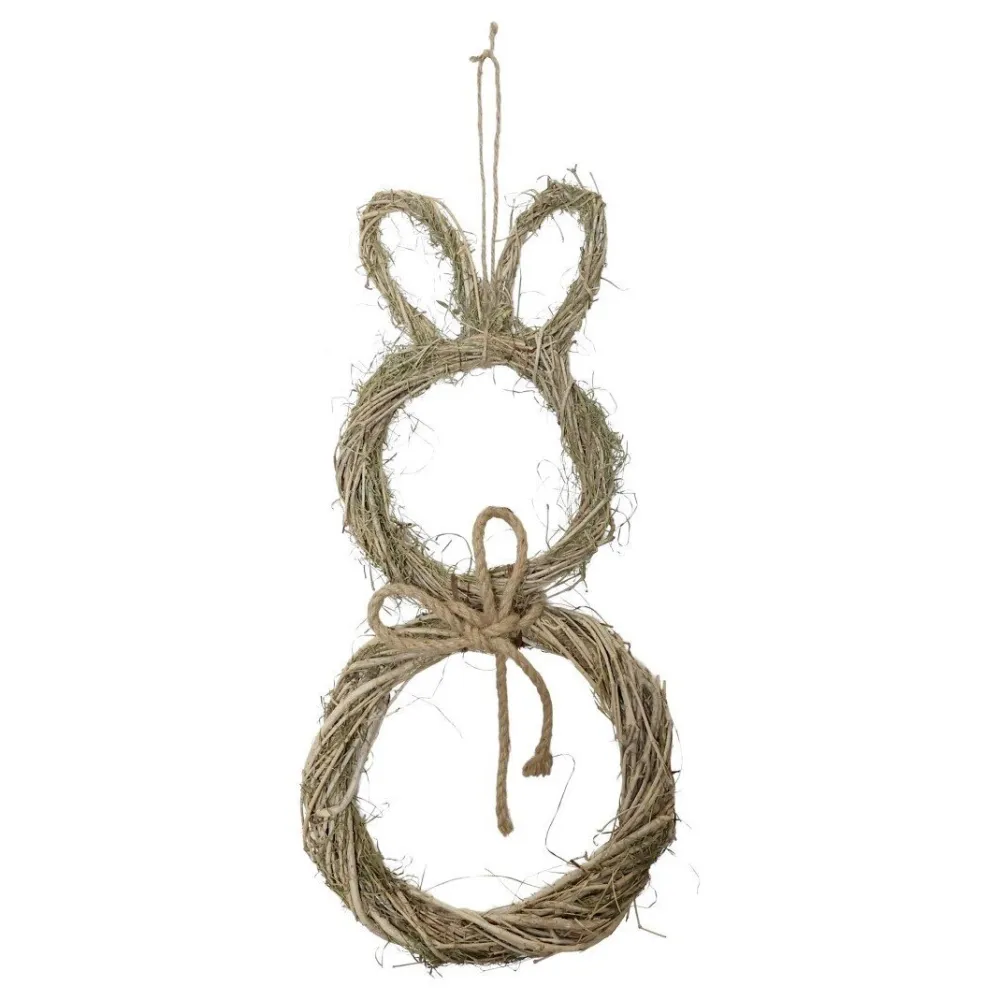 Chic Antique Oster-Deko|Deko-Objekte & Figuren-Kaninchen geflochten Wanddeko