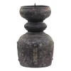 Chic Antique Kerzenhalter Für Stumpenkerzen-Kerzenhalter aus Mangoholz