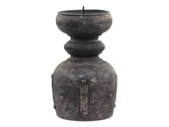Chic Antique Kerzenhalter Für Stumpenkerzen-Kerzenhalter aus Mangoholz
