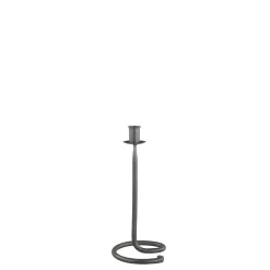 Chic Antique Kerzenhalter Für Stabkerzen-Kerzenständer antik schwarz aus Eisen