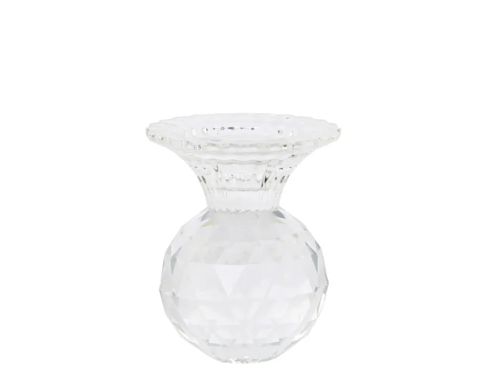 Chic Antique Weihnachtsdeko-Kerzenständer aus Glas