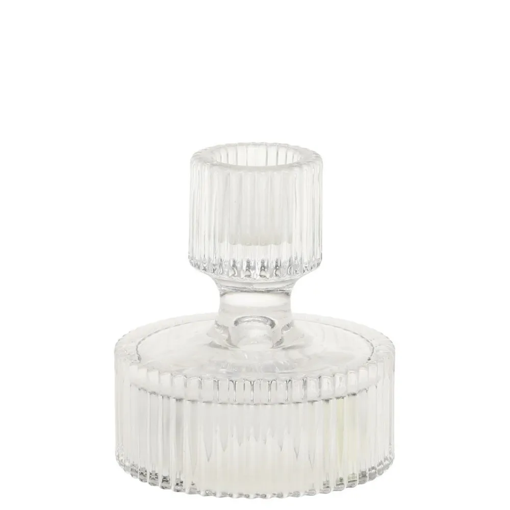 Chic Antique Kerzenhalter Für Stabkerzen-Kerzenständer für Stabkerzen aus Glas