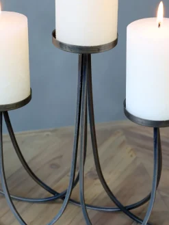 Chic Antique Kerzenhalter Für Stumpenkerzen-Kerzenständer für 5 Stumpenkerzen