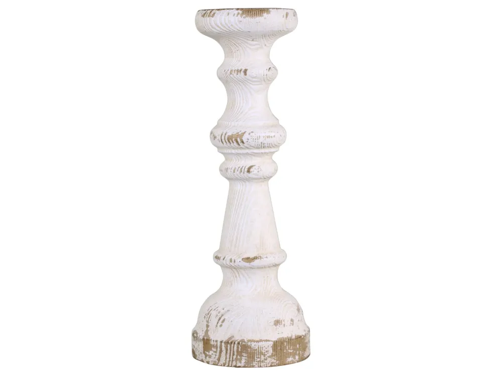 Chic Antique Kerzenhalter Für Stumpenkerzen-Kerzenständer für Stumpenkerzen aus Holz