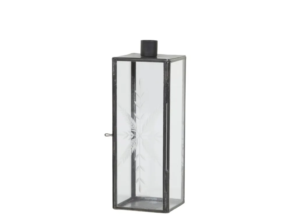 Chic Antique Weihnachtsdeko|Kerzenhalter Für Stabkerzen-Kerzenständer Glas und Metall mit Schliff