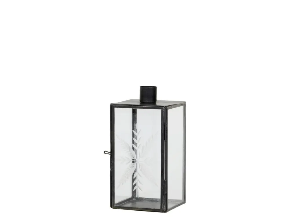 Chic Antique Weihnachtsdeko|Kerzenhalter Für Stabkerzen-Kerzenständer Glas und Metall mit Schliff