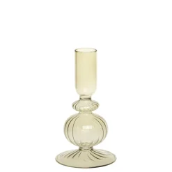 Chic Antique Kerzenhalter Für Stabkerzen-Kerzenständer in Olivenfarbe