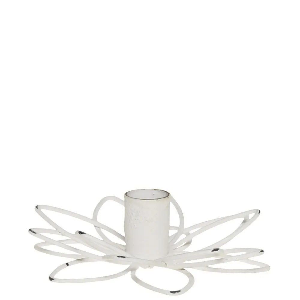 Chic Antique Kerzenhalter Für Dünne Kerzen|Kerzenhalter Für Stabkerzen-Kerzenständer in Blumenform