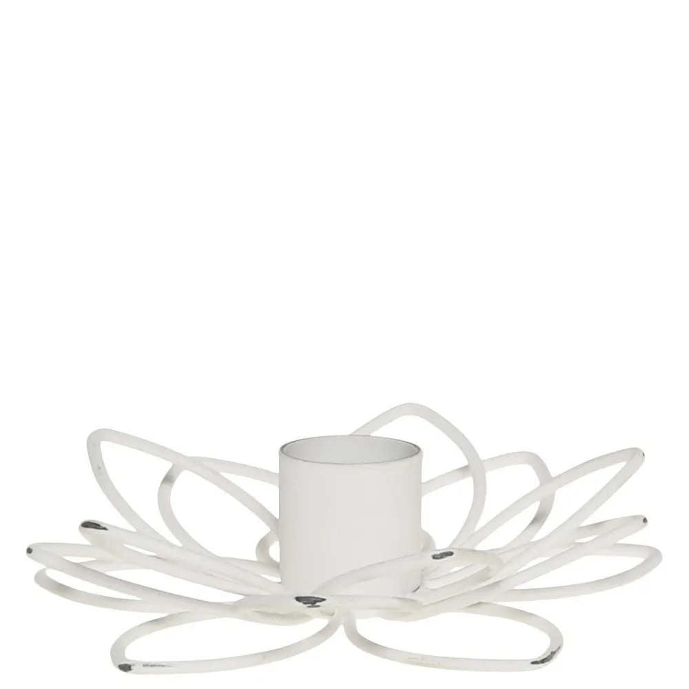 Chic Antique Kerzenhalter Für Dünne Kerzen|Kerzenhalter Für Stabkerzen-Kerzenständer in Blumenform