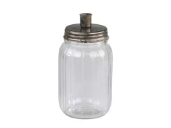 Chic Antique Weihnachtsdeko|Kerzenhalter Für Stabkerzen-Kerzenständer mit Glasbehälter