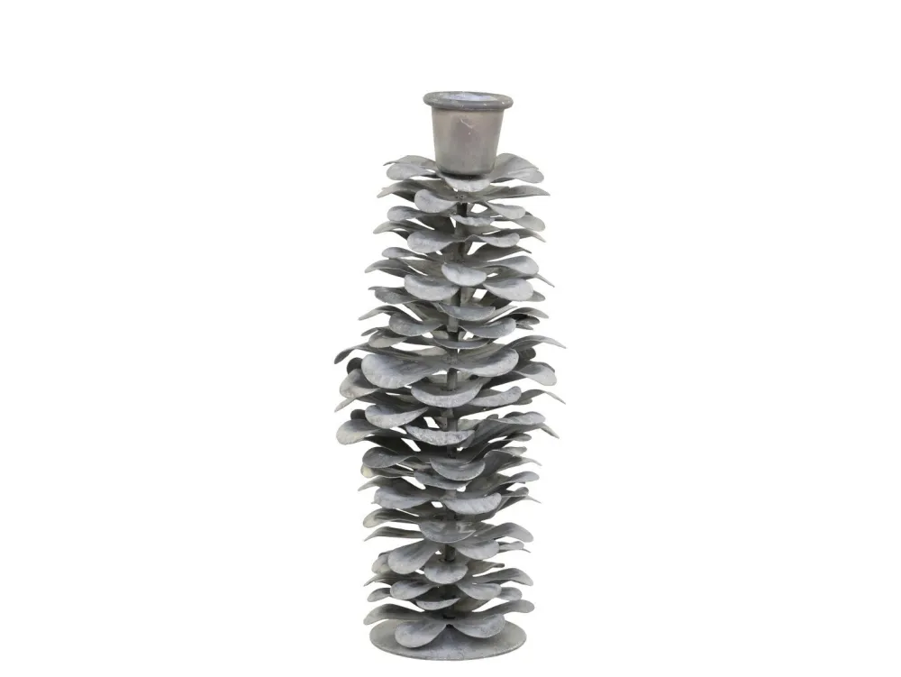 Chic Antique Weihnachtsdeko-Kerzenständer Zapfen