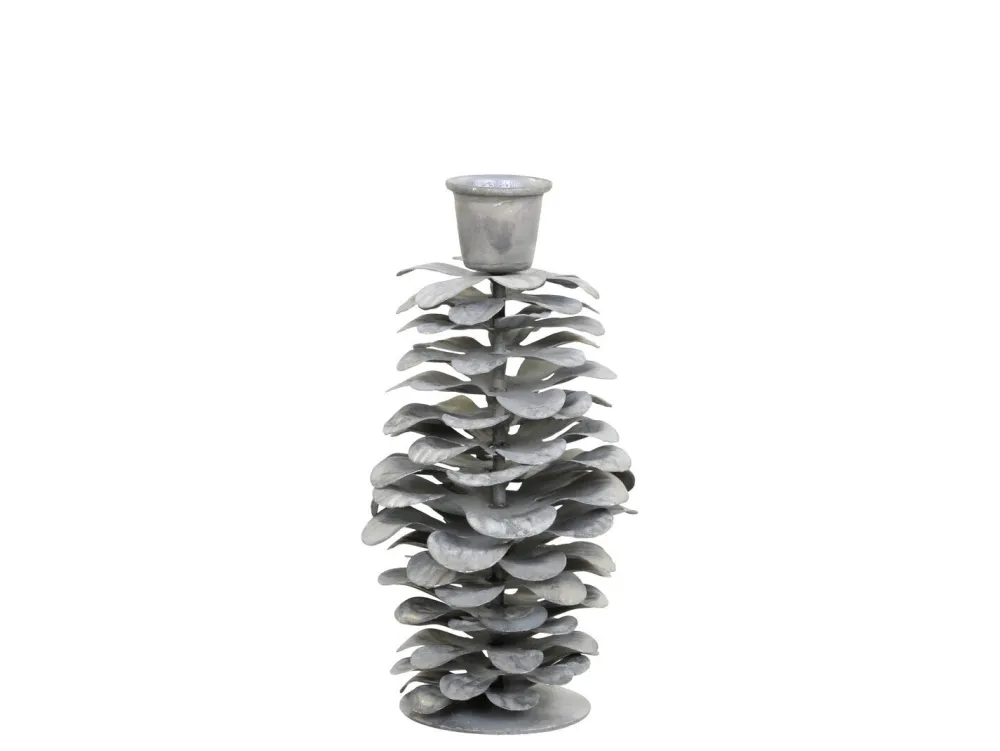 Chic Antique Weihnachtsdeko-Kerzenständer Zapfen