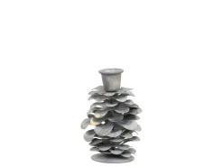 Chic Antique Weihnachtsdeko-Kerzenständer Zapfen
