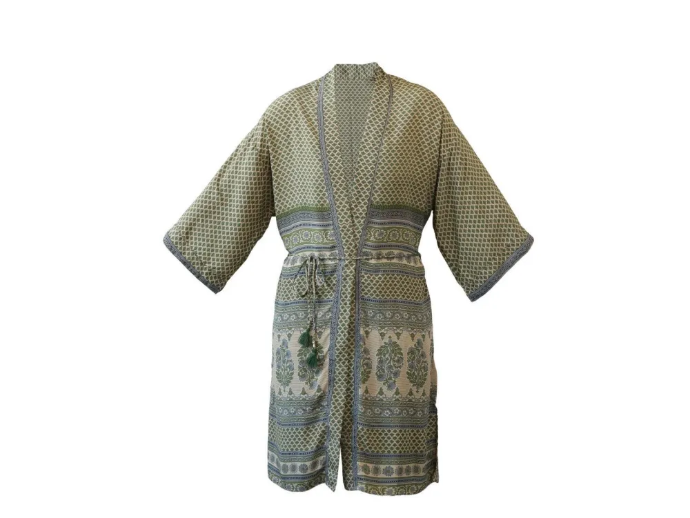 Chic Antique Kleidung-Kimono mit Bindegürtel