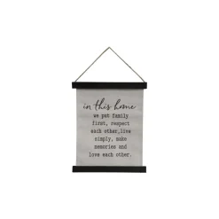 Chic Antique Bilderrahmen|Schilder, Wandbilder & Poster-Kleine Leinwand mit Text zum Aufhängen