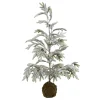 Chic Antique Kunstblumen & Kunstpflanzen|Weihnachtsdeko-Künstllicher Tannenbaum mit Schnee & LED inkl. Timer