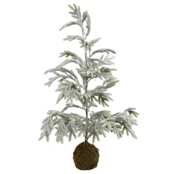 Chic Antique Kunstblumen & Kunstpflanzen|Weihnachtsdeko-Künstllicher Tannenbaum mit Schnee & LED inkl. Timer