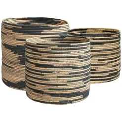 Chic Antique Körbe-Körbe aus Wasserhyazinthe 3er Set