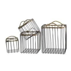 Chic Antique Körbe-Körbe Bambus 4er Set