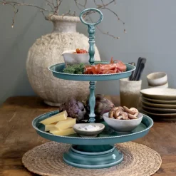 Chic Antique Etageren & Kuchenplatten|Geschirr & Tischdeko Skandinavisch-Landhaus Etagere mit Tabletts
