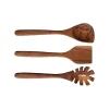 Chic Antique Küchenutensilien|Küchenbesteck-Laon Küchenutensil 3er-Set aus Akazienholz