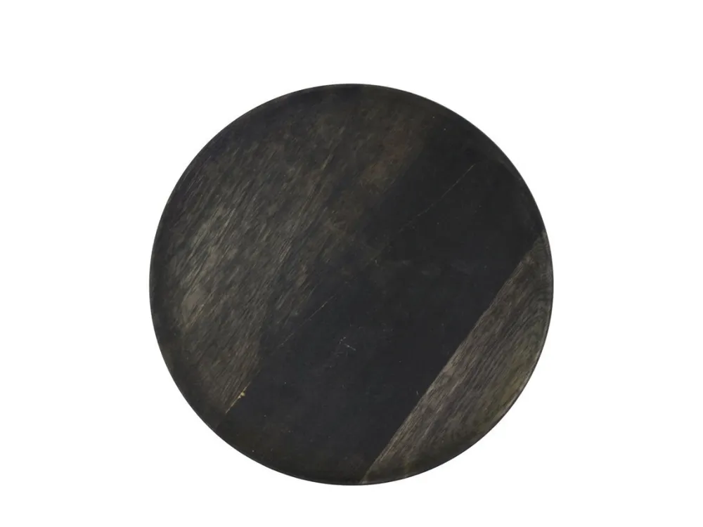 Chic Antique Tischsets|Servierplatten & Bretter-Laon Platzteller aus Mangoholz dunkel