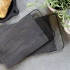 Chic Antique Servierplatten & Bretter|Schneidebretter-Laon Tapasbrett Mangoholz mit Eisen Henkel