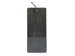 Chic Antique Servierplatten & Bretter|Schneidebretter-Laon Tapasbrett aus Mangoholz mit Steinplatte