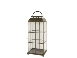 Chic Antique Laternen-Laterne mir Eisengitter