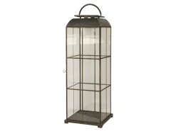 Chic Antique Laternen-Laterne mir Eisengitter