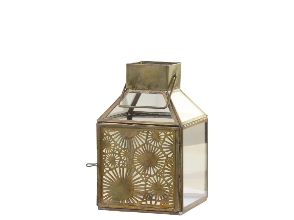 Chic Antique Laternen-Laterne mit aufwendigem Muster
