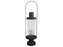 Chic Antique Led-Kerzen & Led-Laternen|Laternen-Laterne mit Glühbirne & Timer