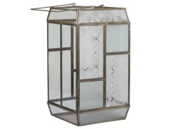 Chic Antique Laternen-Laterne mit mattiertem Glas