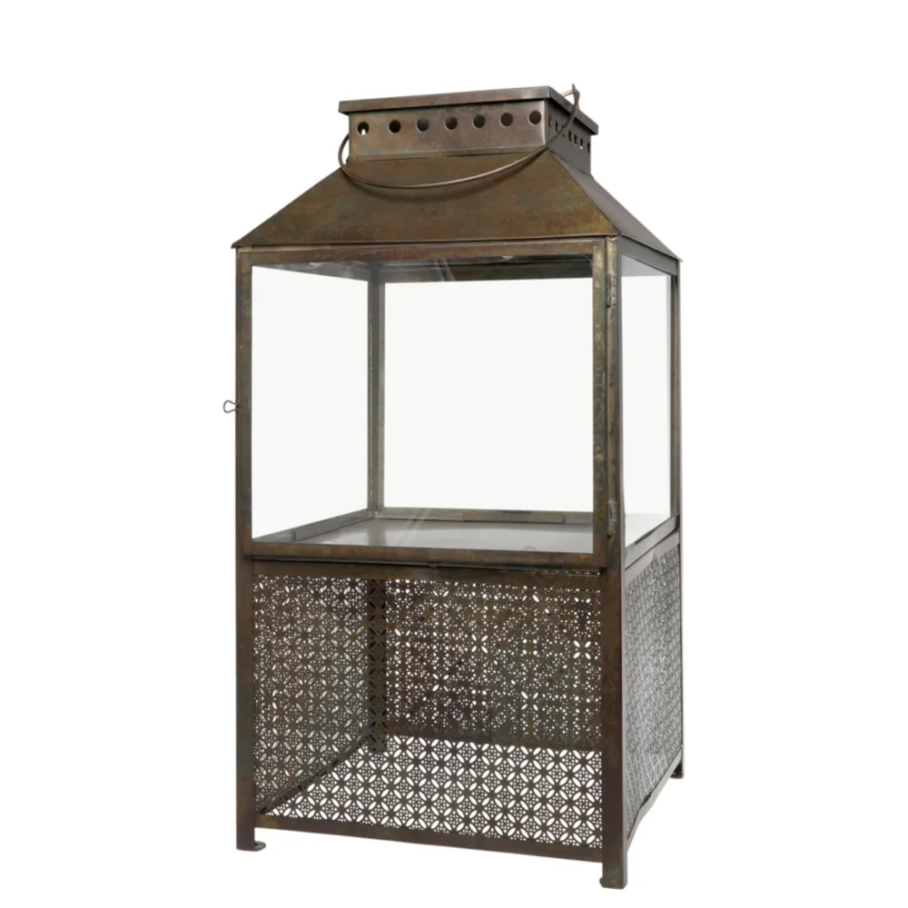 Chic Antique Herbstdeko|Laternen Für Garten Und Outdoor-Laterne mit Muster