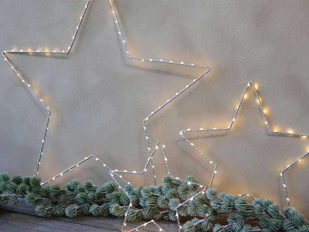 Chic Antique Weihnachtsdeko-LED Weihnachtsstern drinnen & draußen