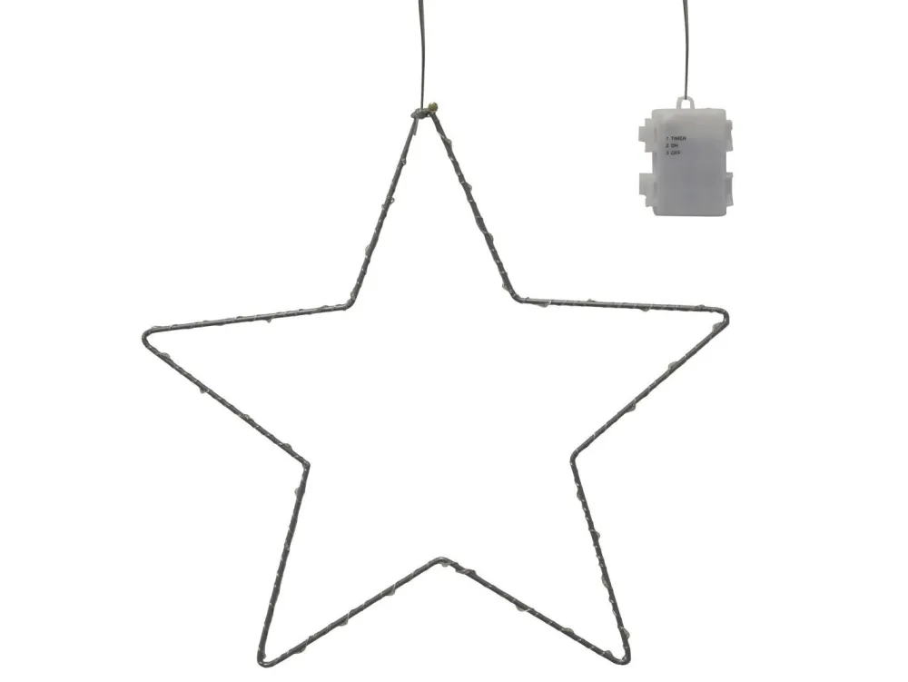 Chic Antique Weihnachtsdeko-LED Weihnachtsstern drinnen & draußen