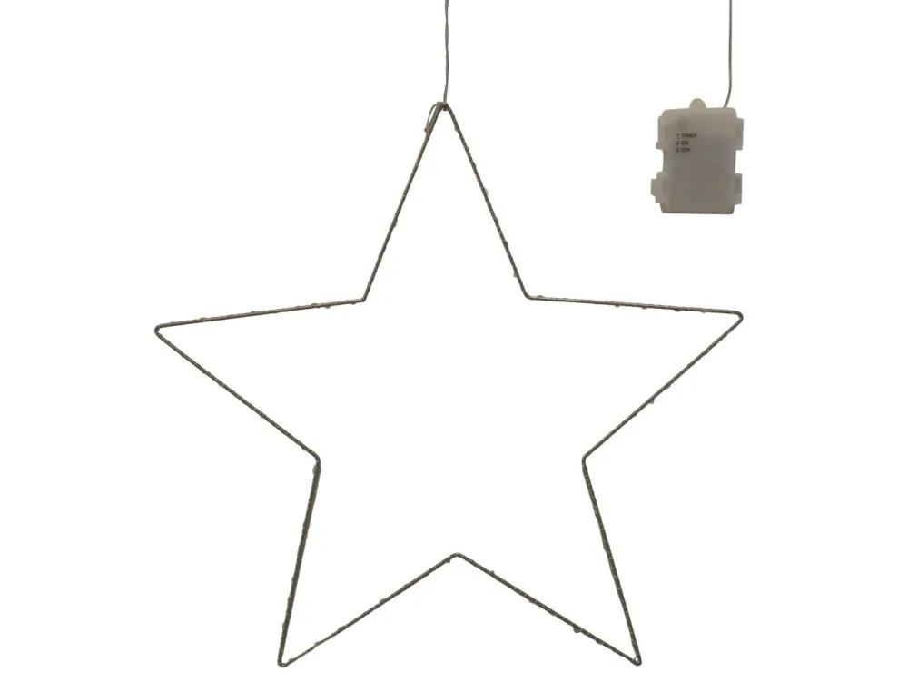 Chic Antique Weihnachtsdeko-LED Weihnachtsstern drinnen & draußen