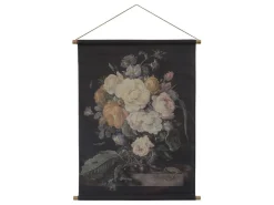 Chic Antique Bilderrahmen|Wanddekoration-Leinwandbild mit Blumendruck