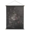Chic Antique Bilderrahmen|Schilder, Wandbilder & Poster-Leinwandbild mit Blumendruck zum Aufhängen